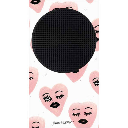 Bouffants and Broken Hearts Winking Hearts Xbox Series S Skins